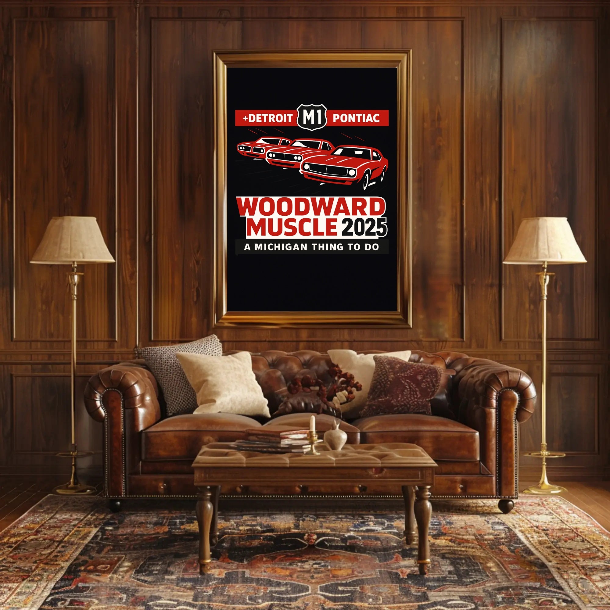 Woodward Muscle 2025 Poster PosterGoat