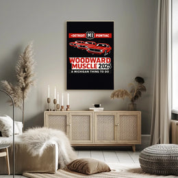 Woodward Muscle 2025 Poster PosterGoat