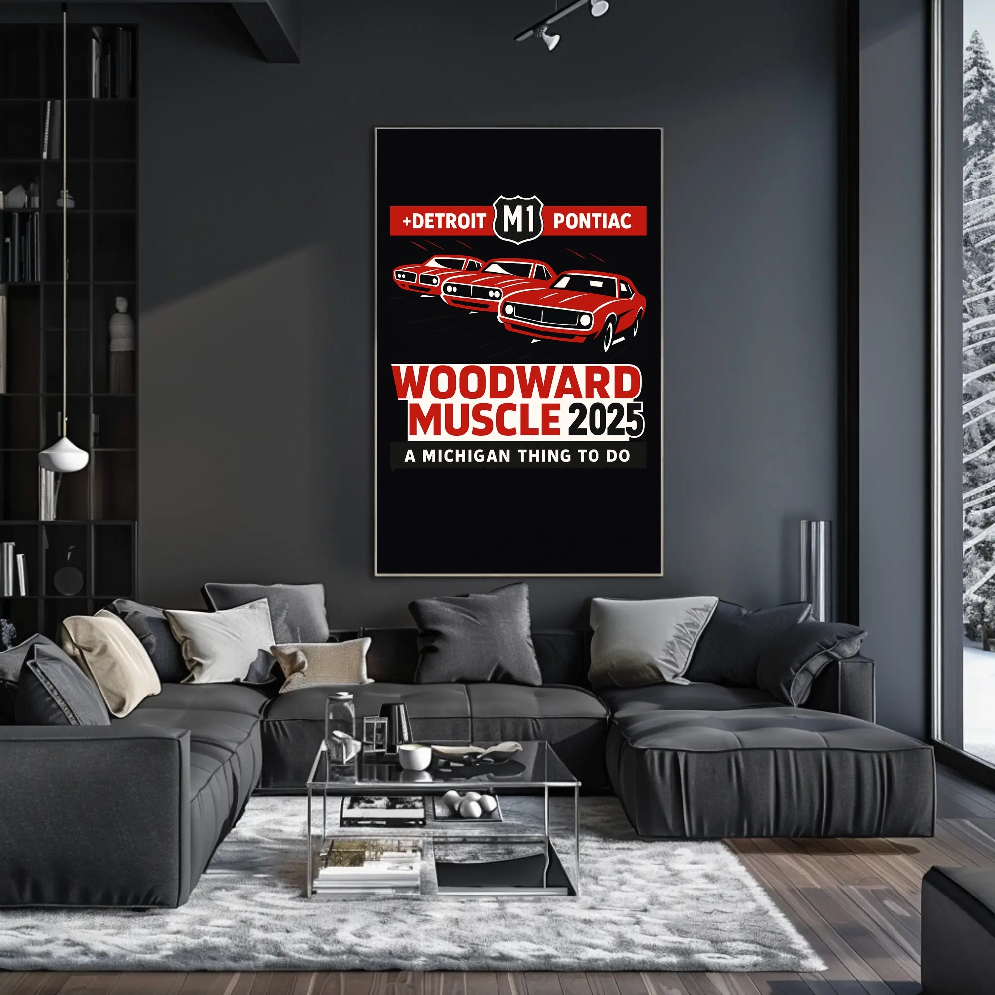 Woodward Muscle 2025 Poster PosterGoat