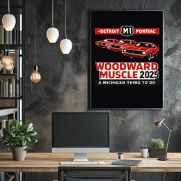 Woodward Muscle 2025 Poster PosterGoat