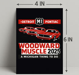 Woodward Muscle 2025 Poster PosterGoat