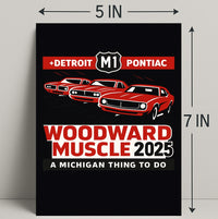 Woodward Muscle 2025 Poster PosterGoat