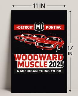 Woodward Muscle 2025 Poster PosterGoat