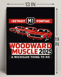 Woodward Muscle 2025 Poster PosterGoat