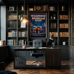 Woodward Muscle Cars 2025 Cultural Heritage Poster PosterGoat