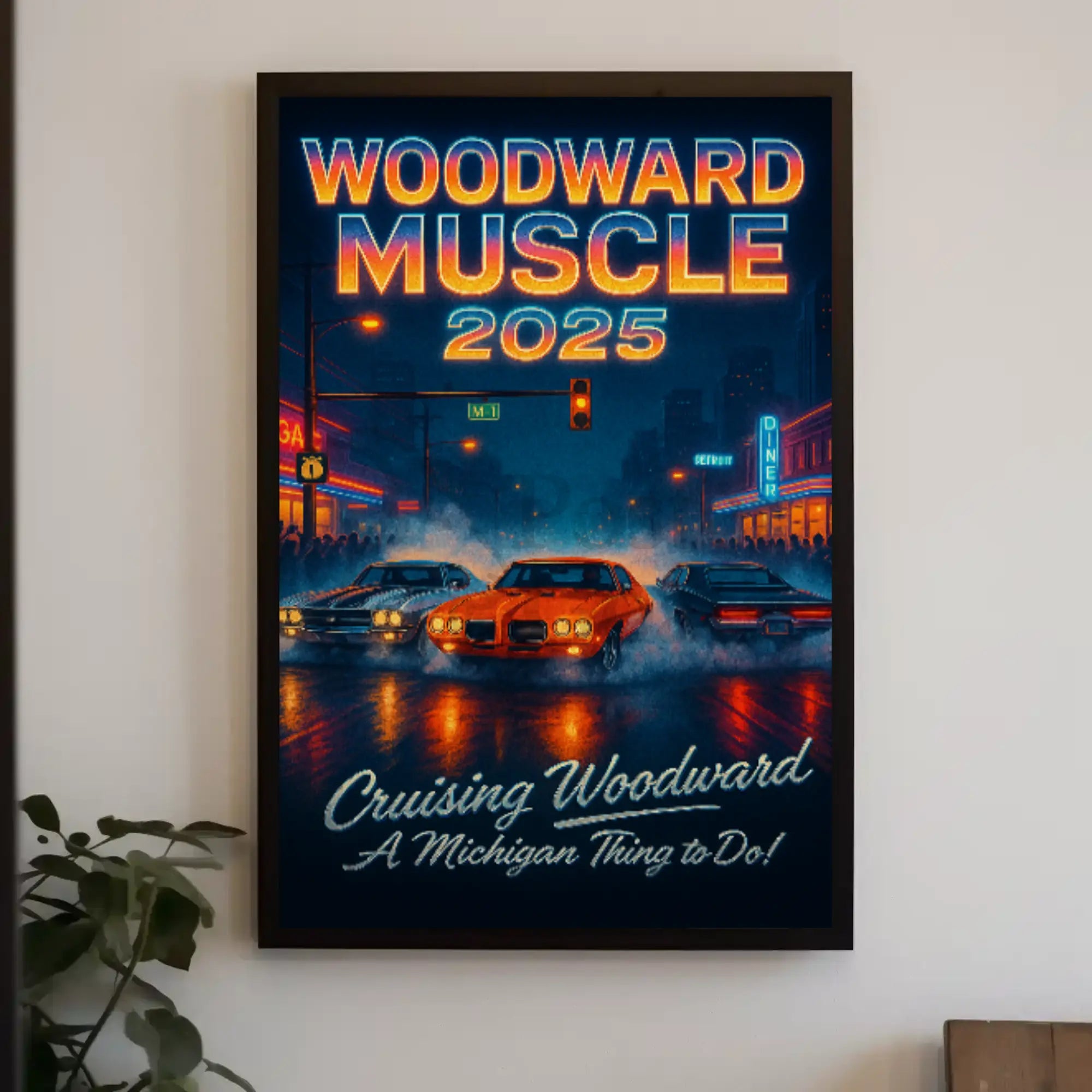 Woodward Muscle Cars 2025 Cultural Heritage Poster PosterGoat