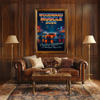 Woodward Muscle Cars 2025 Cultural Heritage Poster PosterGoat
