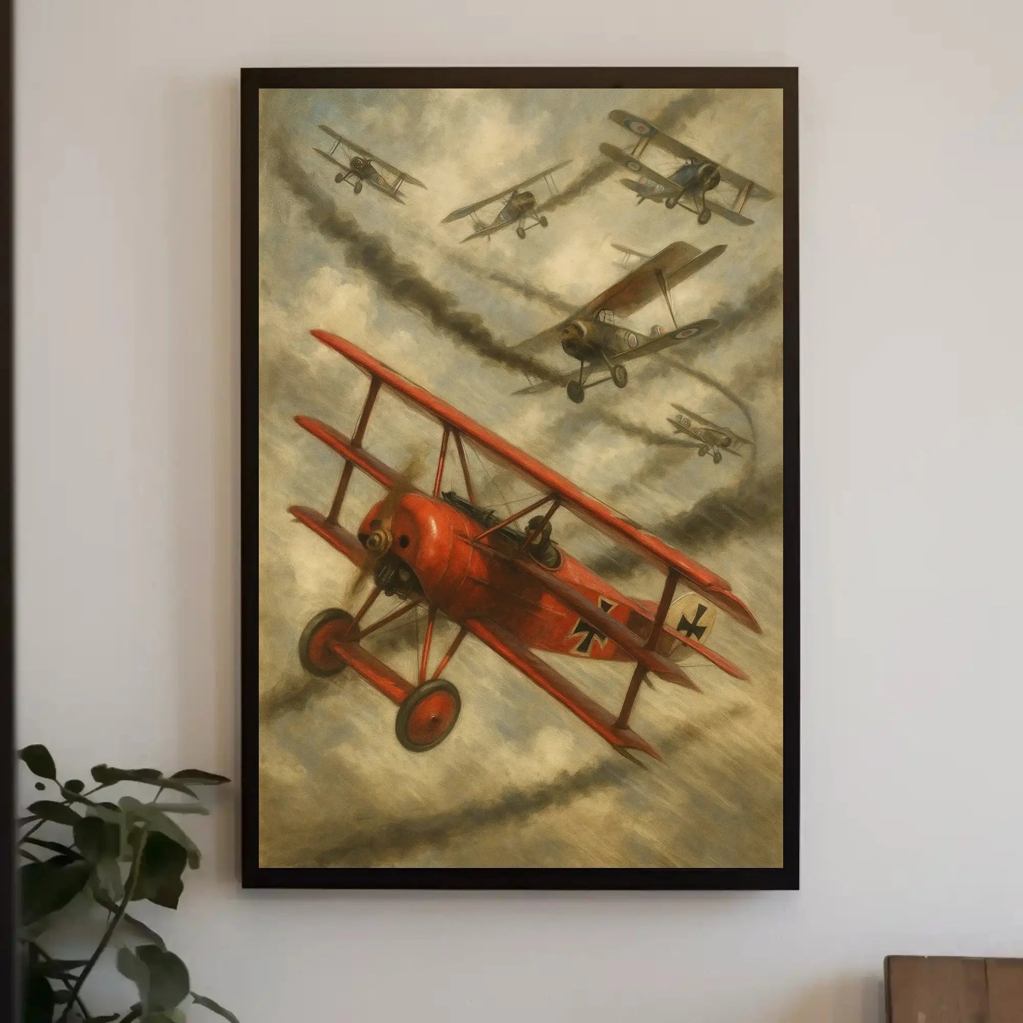 World War I Aerial Combat Historical Poster PosterGoat