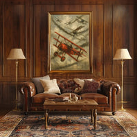 World War I Aerial Combat Historical Poster PosterGoat