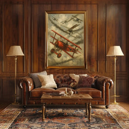 World War I Aerial Combat Historical Poster PosterGoat