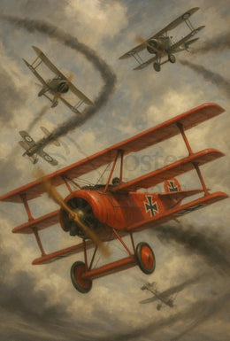 World War I Aerial Combat Military Recruitment Poster PosterGoat