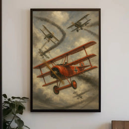 World War I Aerial Combat Military Recruitment Poster PosterGoat