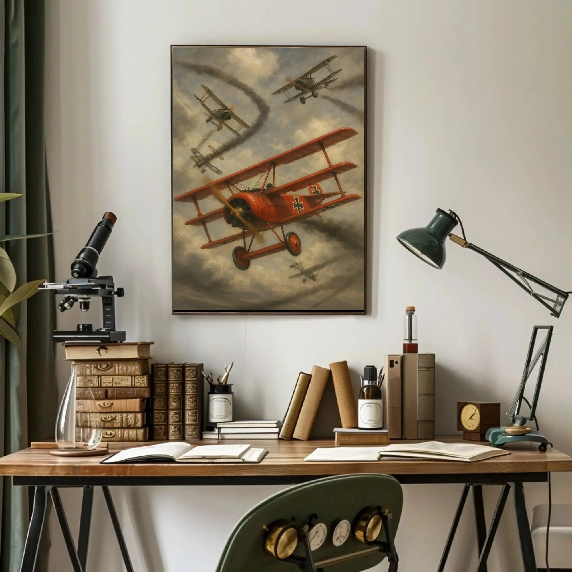 World War I Aerial Combat Military Recruitment Poster PosterGoat