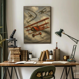 World War I Aerial Combat Military Recruitment Poster PosterGoat