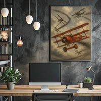 World War I Aerial Combat Military Recruitment Poster PosterGoat