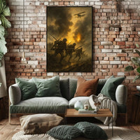 World War I Battlefield Realistic Historical Poster PosterGoat