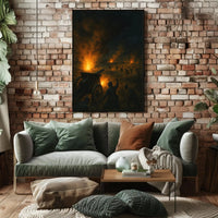 World War I Battlefield Scene Historical Military Poster PosterGoat