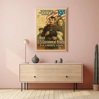 World War I Liberty Bonds Propaganda Poster PosterGoat
