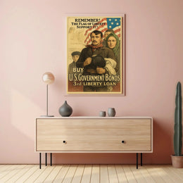 World War I Liberty Bonds Propaganda Poster PosterGoat