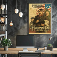 World War I Liberty Bonds Propaganda Poster PosterGoat