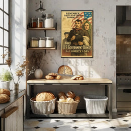 World War I Liberty Bonds Propaganda Poster PosterGoat