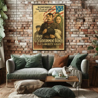 World War I Liberty Bonds Propaganda Poster PosterGoat