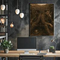 World War I Soldiers Trench Scene Historical Poster PosterGoat