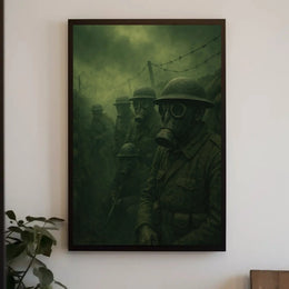World War I Trench Warfare Art Military Recruitment Poster PosterGoat