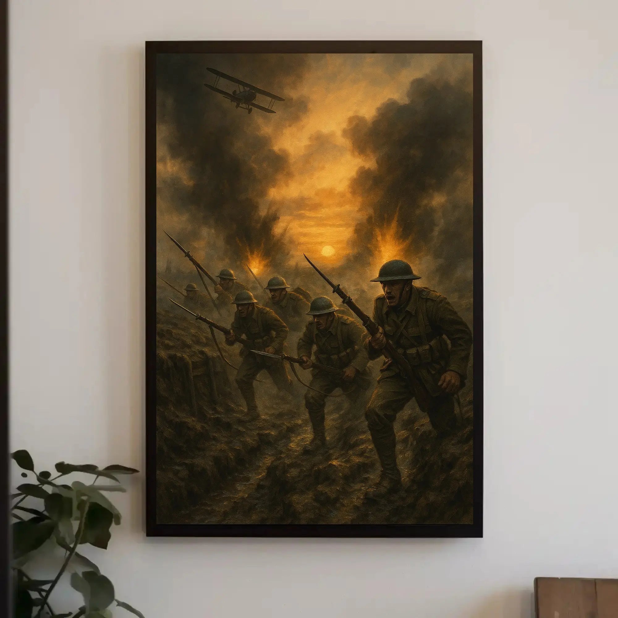 World War I Trench Warfare Historical Poster PosterGoat