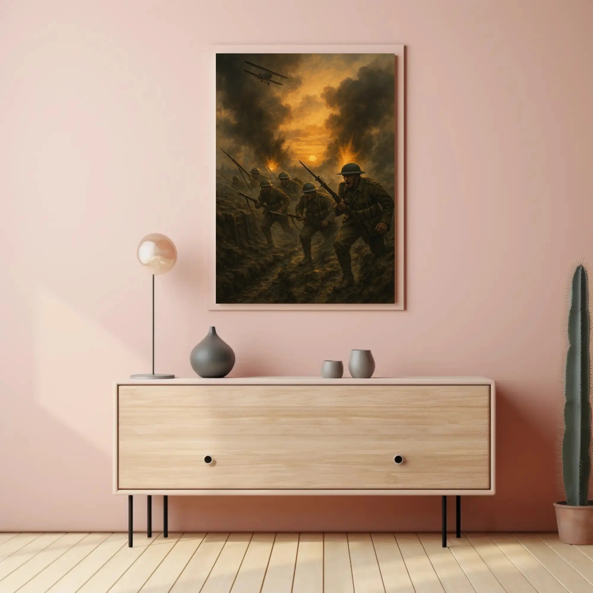 World War I Trench Warfare Historical Poster PosterGoat