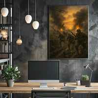 World War I Trench Warfare Historical Poster PosterGoat