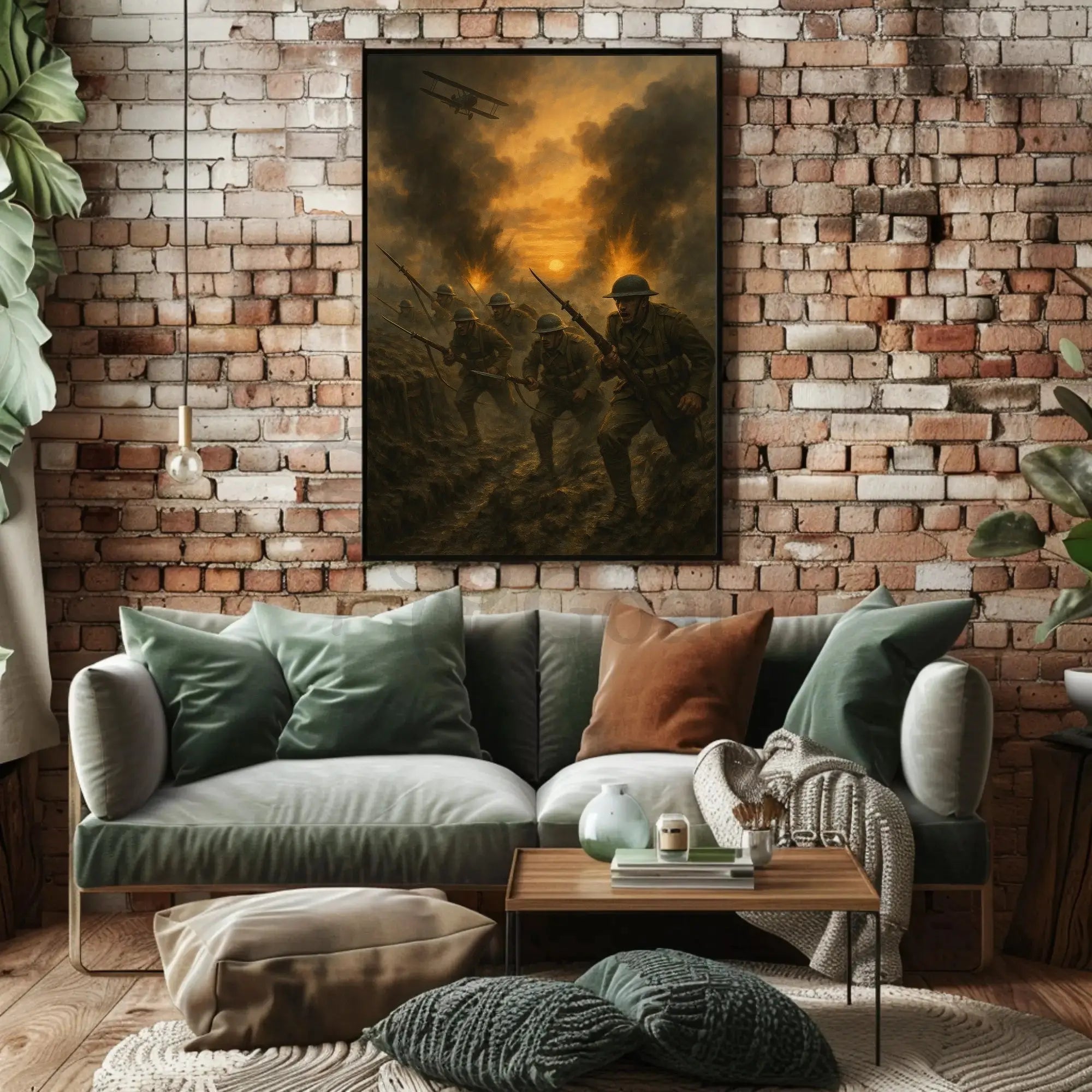 World War I Trench Warfare Historical Poster PosterGoat
