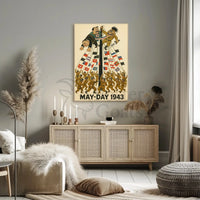 World War II Allied Unity Propaganda Poster PosterGoat