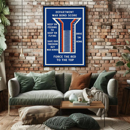 World War II Era Buy War Bonds Propaganda Poster PosterGoat