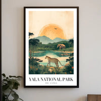 Yala National Park Wildlife Adventure National Park Poster PosterGoat