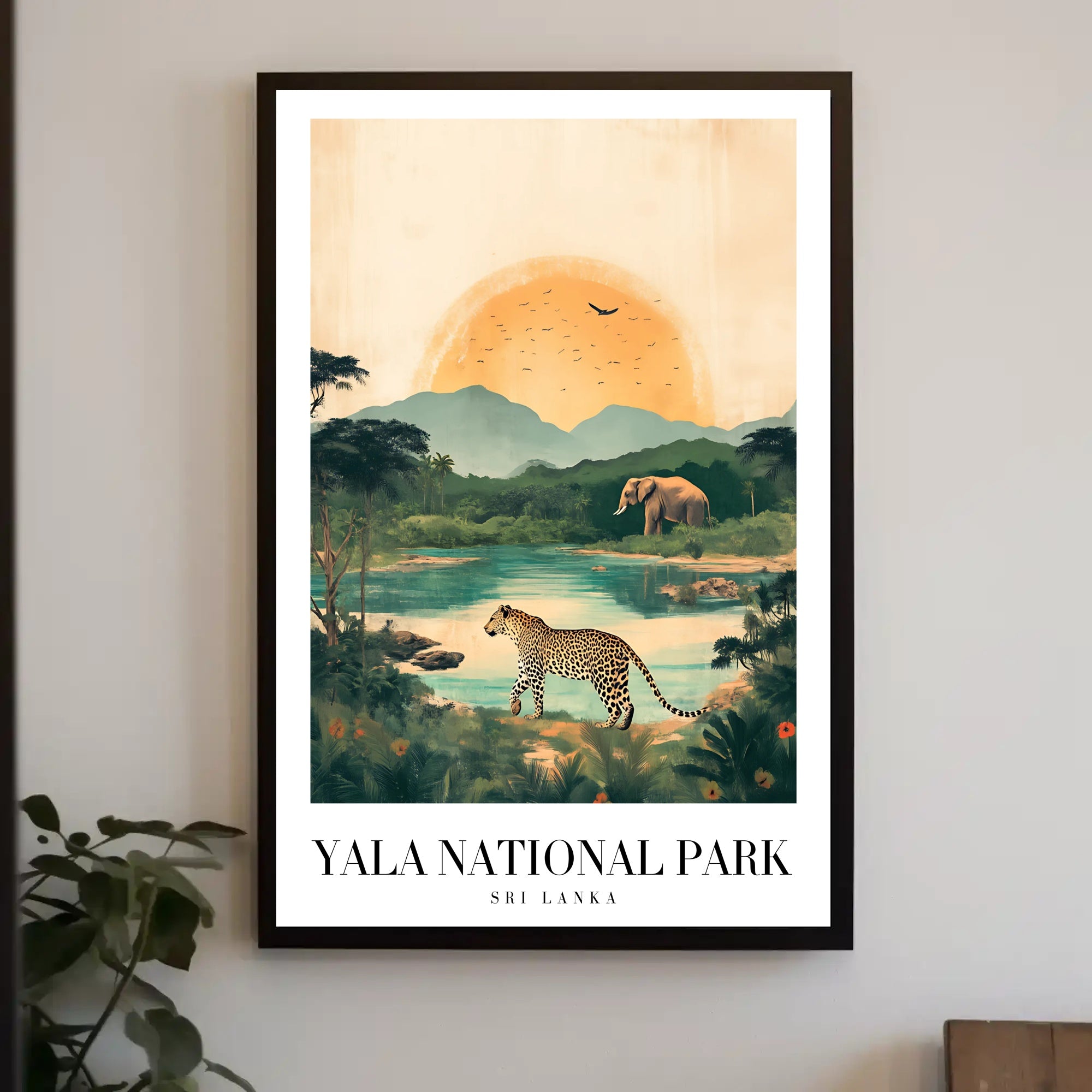 Yala National Park Wildlife Adventure National Park Poster PosterGoat