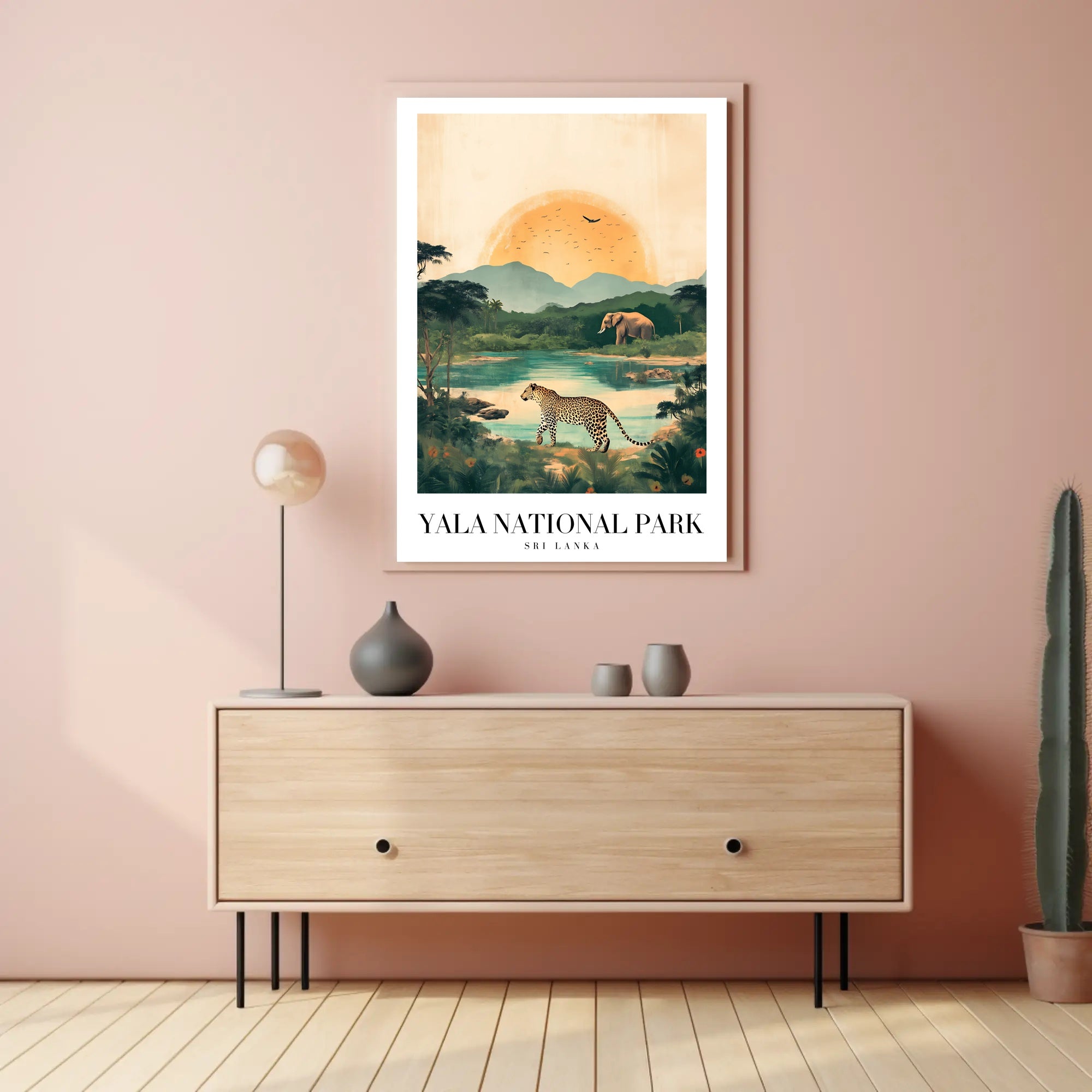 Yala National Park Wildlife Adventure National Park Poster PosterGoat