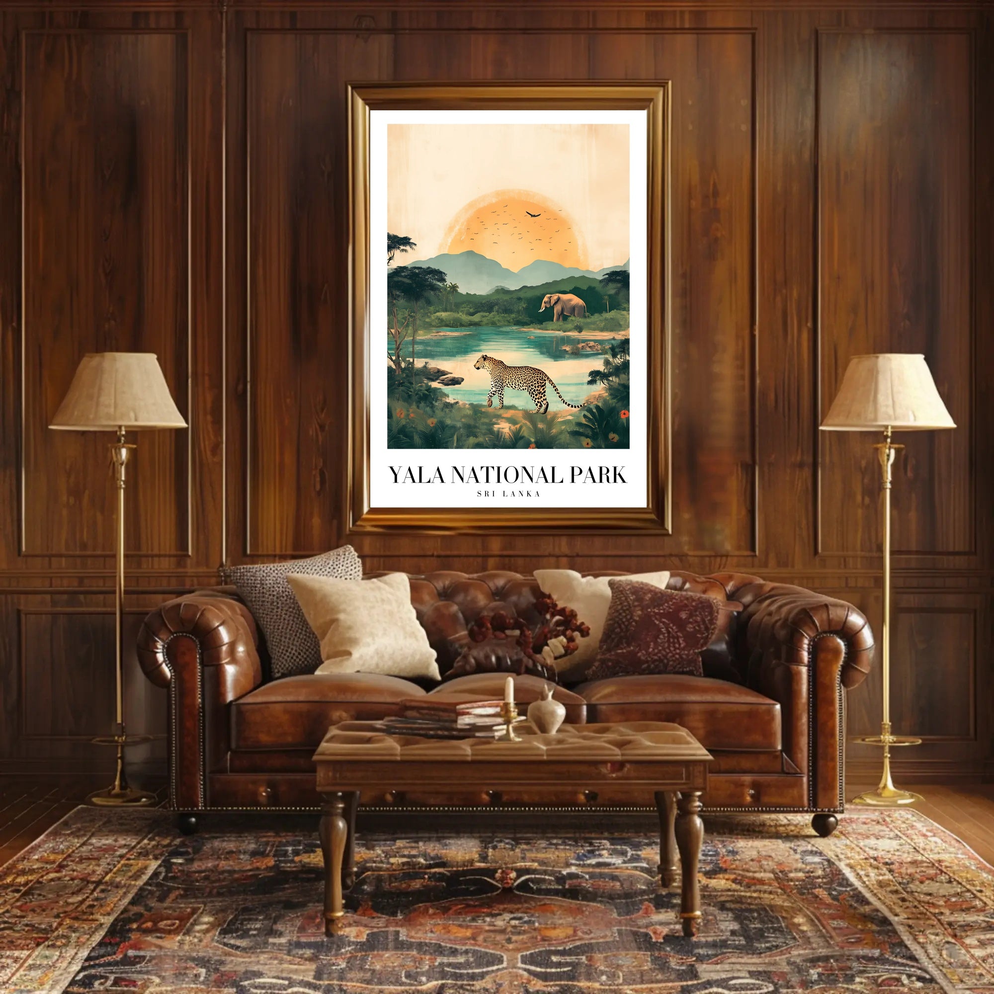 Yala National Park Wildlife Adventure National Park Poster PosterGoat