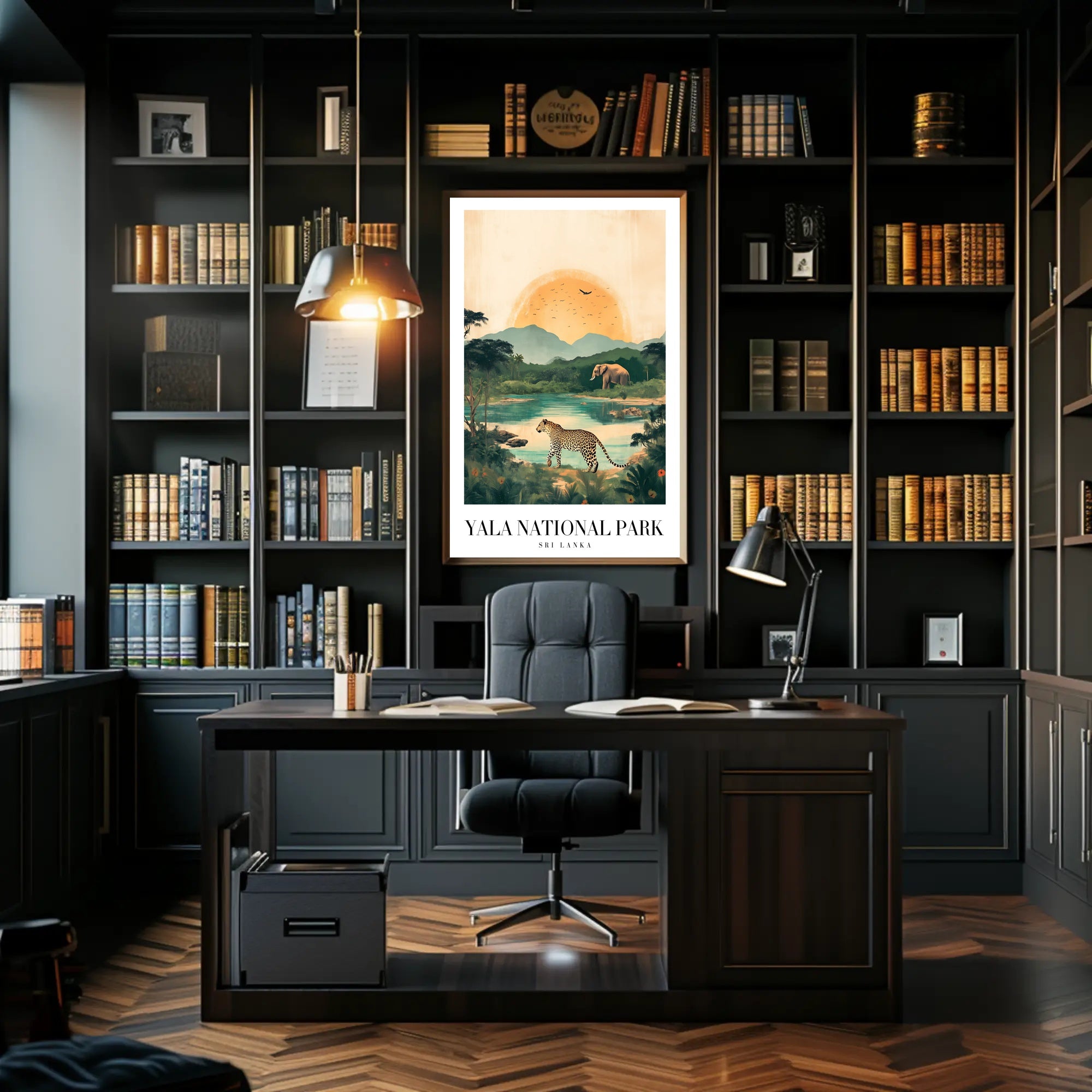 Yala National Park Wildlife Adventure National Park Poster PosterGoat
