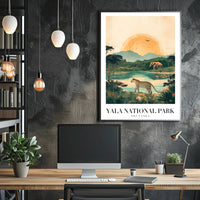 Yala National Park Wildlife Adventure National Park Poster PosterGoat