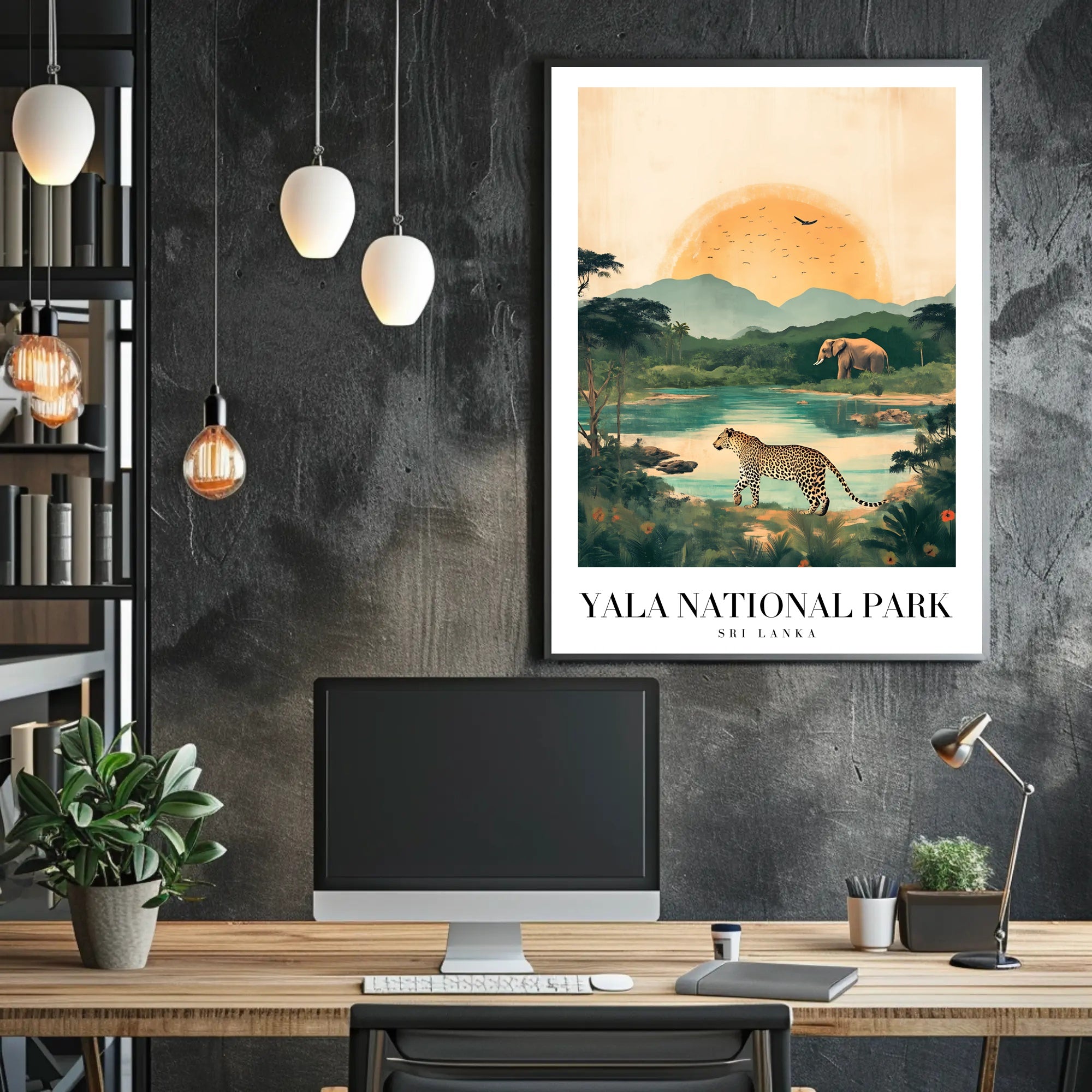 Yala National Park Wildlife Adventure National Park Poster PosterGoat