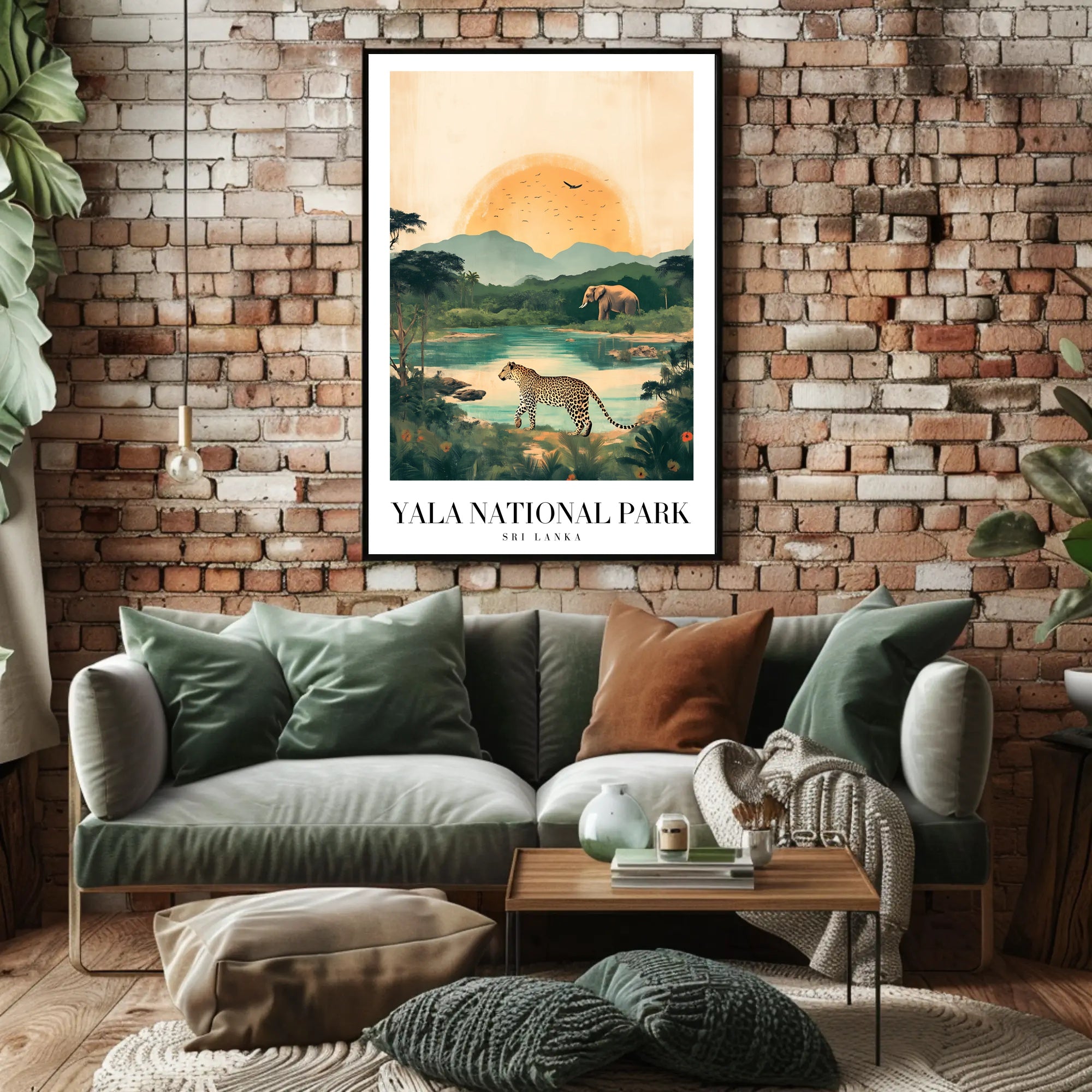 Yala National Park Wildlife Adventure National Park Poster PosterGoat