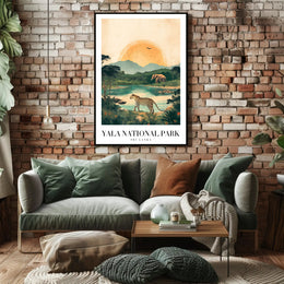 Yala National Park Wildlife Adventure National Park Poster PosterGoat