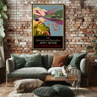 Yangtze Gorges Scenic Adventure Travel Poster PosterGoat