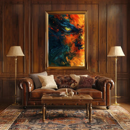 Yellow Eye Abstract Art Poster - Abstract or Artistic Poster PosterGoat