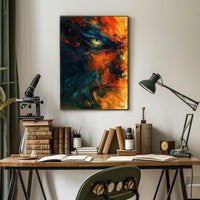 Yellow Eye Abstract Art Poster - Abstract or Artistic Poster PosterGoat