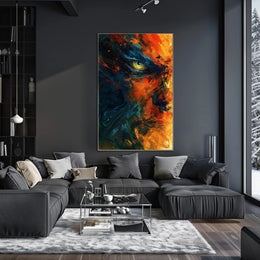 Yellow Eye Abstract Art Poster - Abstract or Artistic Poster PosterGoat