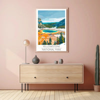 Yellowstone Grand Prismatic Spring National Park Poster PosterGoat