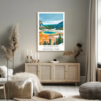 Yellowstone Grand Prismatic Spring National Park Poster PosterGoat