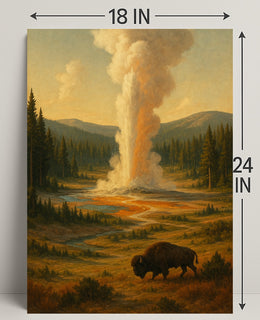 Yellowstone Majesty Poster PosterGoat